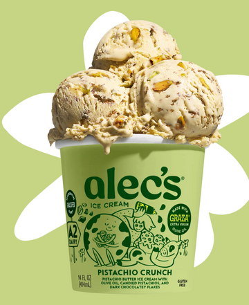 Alec's Ice Cream Organic 'Pistachio Crunch'