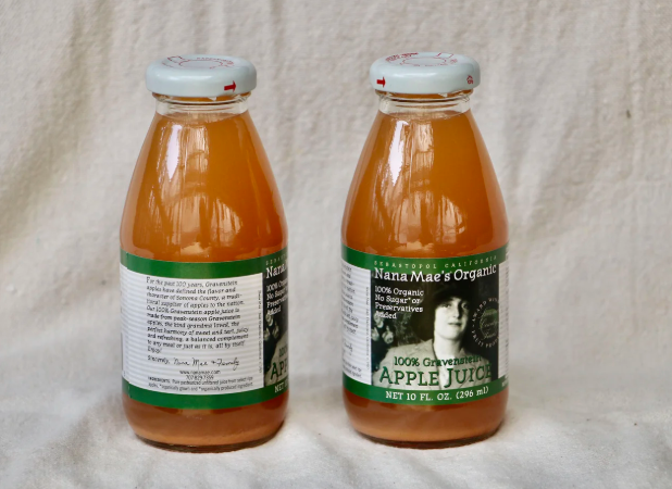 Nana Mae Organic Unsweetened Gravenstein Apple Juice