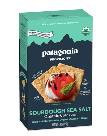 Patagonia Provisions Organic Sourdough Sea Salt Crackers