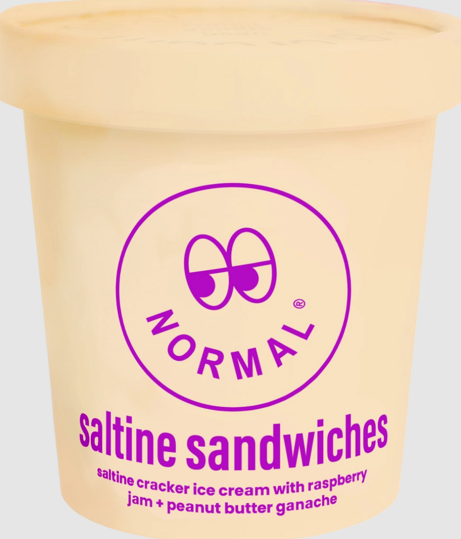 Normal Ice Cream Saltine Sandwiches Ice Cream