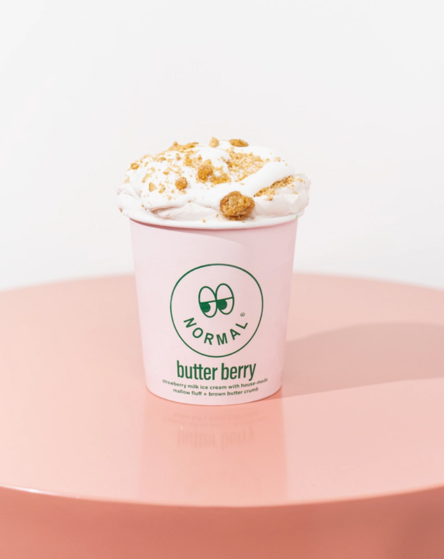 Normal Ice Cream Butter Berry Ice Cream