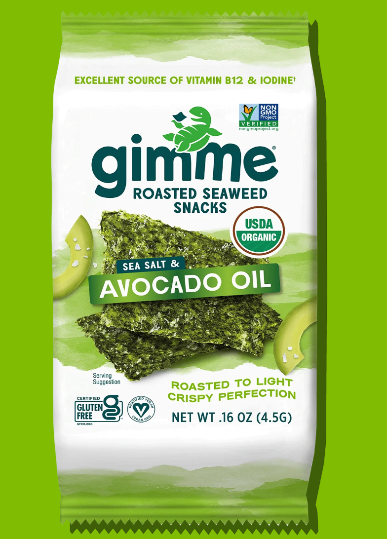 Gimmie Premium Roasted Seaweed Sea Salt & Avocado Oil