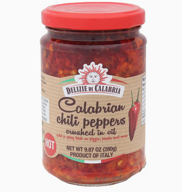 Delizie di Calabria Calabrian Chili Peppers Crushed in Oil