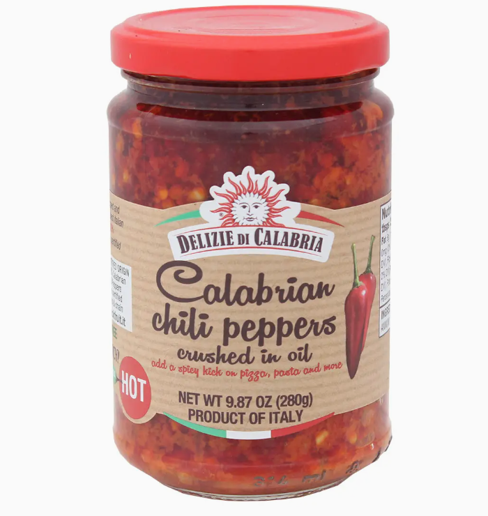 Delizie di Calabria Calabrian Chili Peppers Crushed in Oil