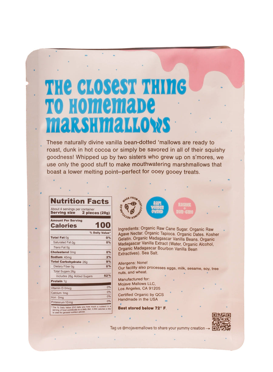 Mojave Marshmallows Vanilla Bean Marshmallows