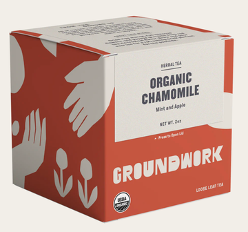 Groundwork Chamomile Organic Loose Leaf Herbal Tea