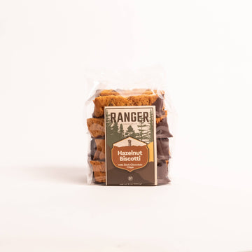 Ranger Chocolate Co. Hazelnut Biscotti with Dark Chocolate Chips