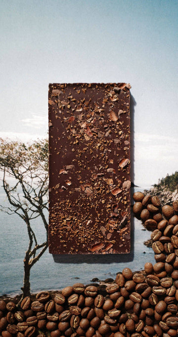 Casa Bosques Dark Chocolate w/ Ground Ethiopian Coffee & Cacao Shell