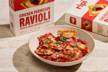 Ripi Chicken Parm Ravioli w/ Crushed Tomatoes, Mozzarella & Basil (Frozen)