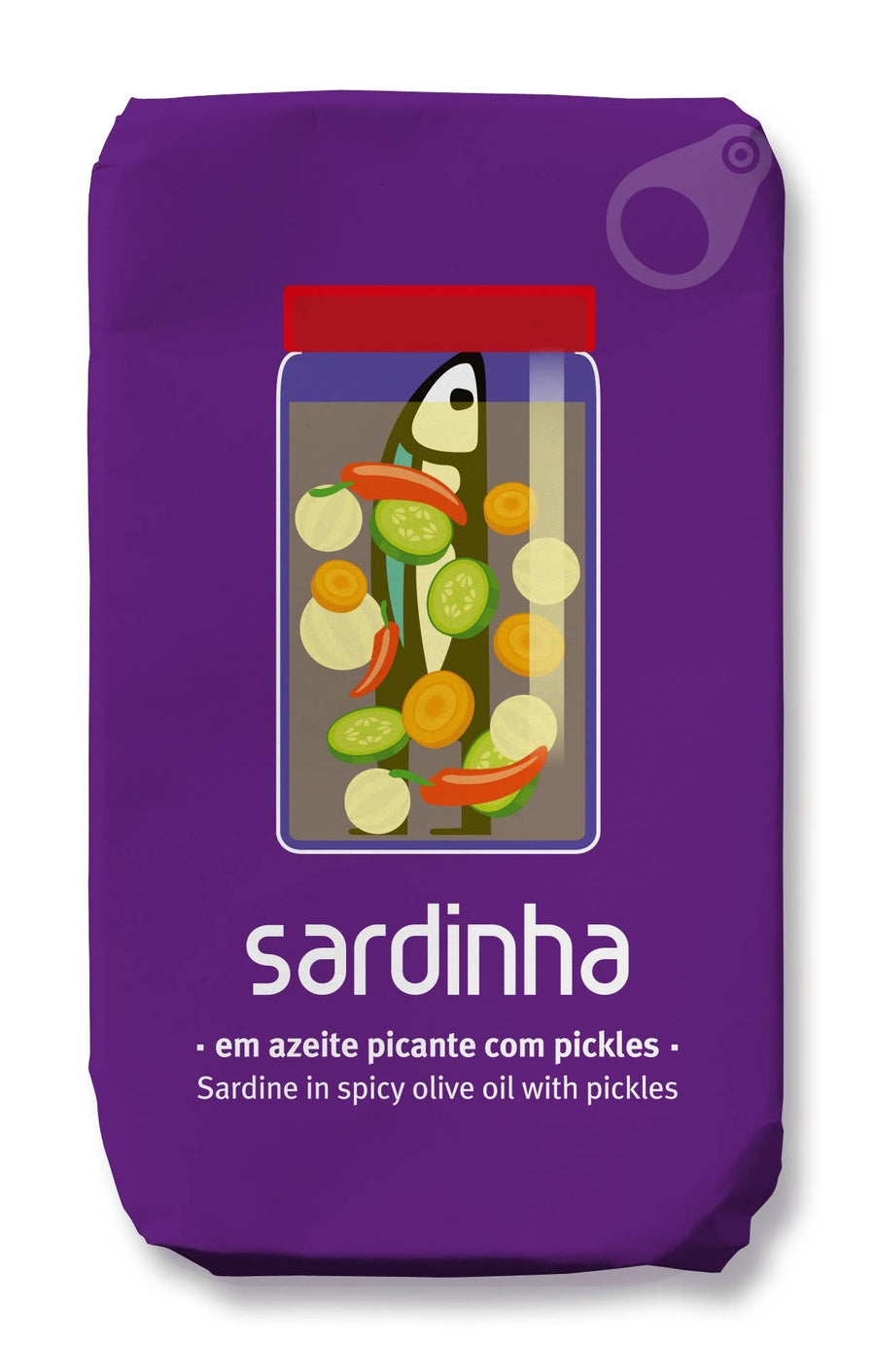 Sardinha Sardine in Spicy Olive oil with Pickles
