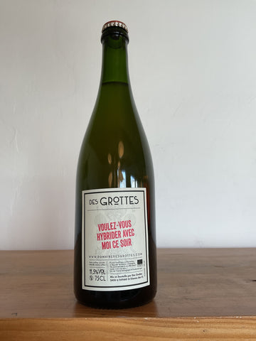 Bottle of 2021 Domaine des Grottes 'Voulez-Vous Hybrider Avec Moi Ce Soir' White Blend