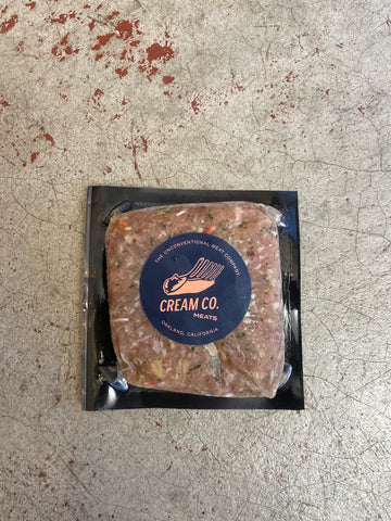 Cream Co. Meats Ground Chicken Sausage with Artichoke & Mushroom (12oz)
