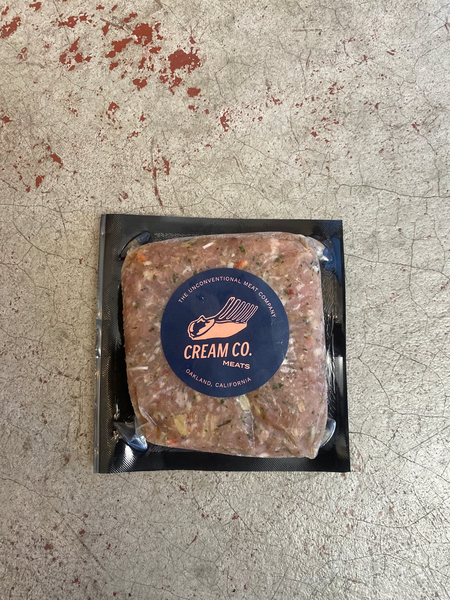 Cream Co. Meats Ground Chicken Sausage with Artichoke & Mushroom (12oz)
