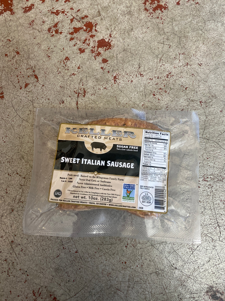 Keller Crafted Meats 'Sweet Italian' Sausage