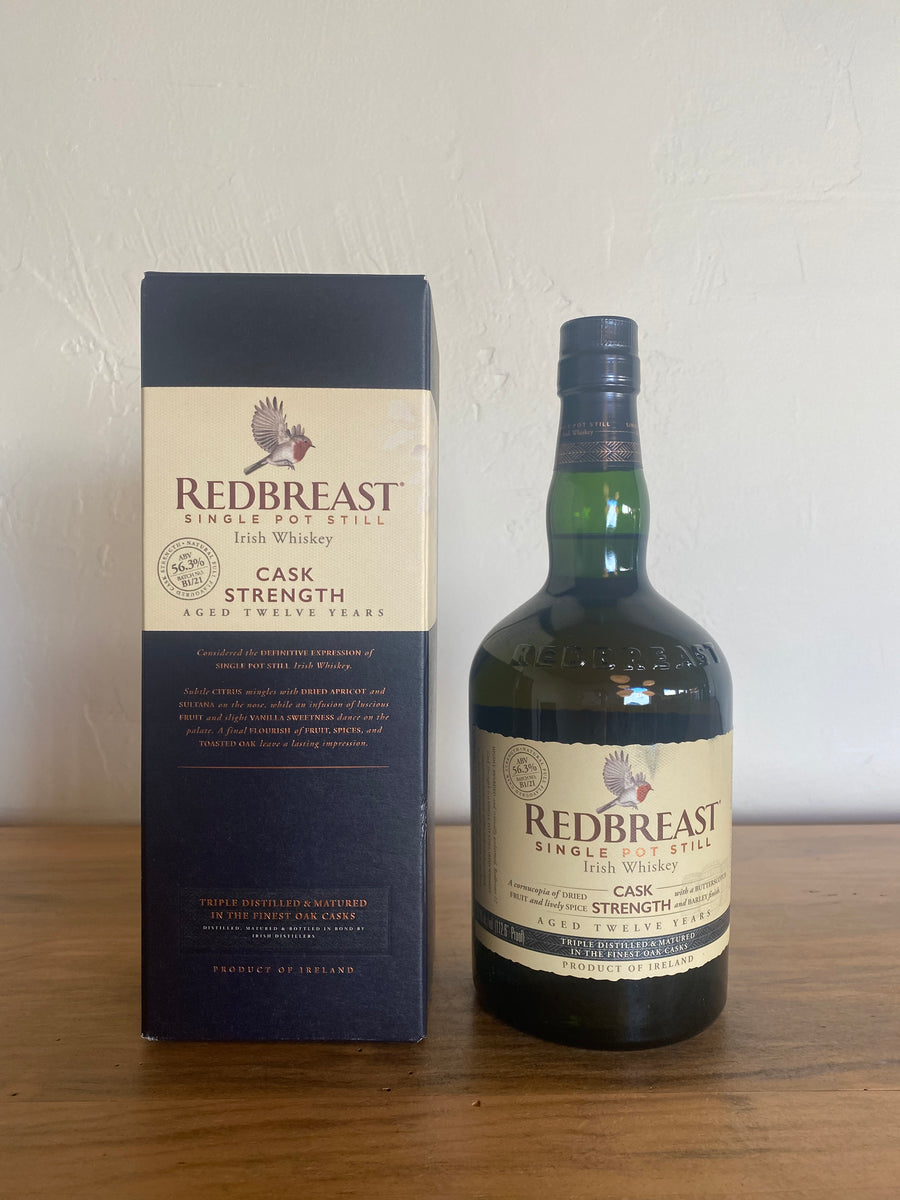 Redbreast Single Pot Still 12 yr Irish Whiskey Cask Strength 115 Proof