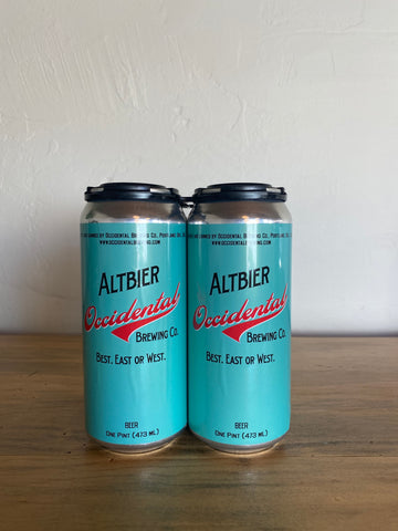 Occidental 'Altbier' Amber Ale (4-pk)