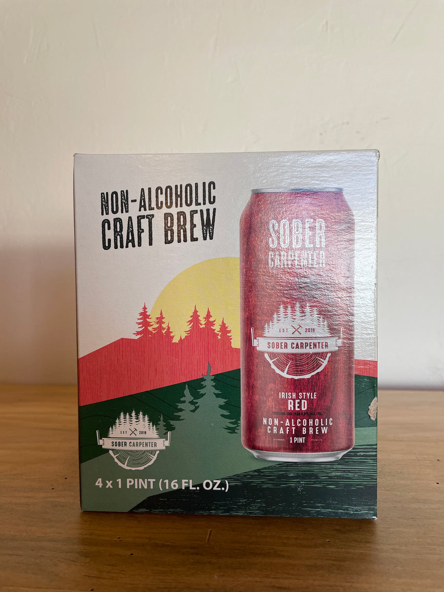 Sober Carpenter Irish Red 'Ale' NON ALC 'Beer' (4pk)