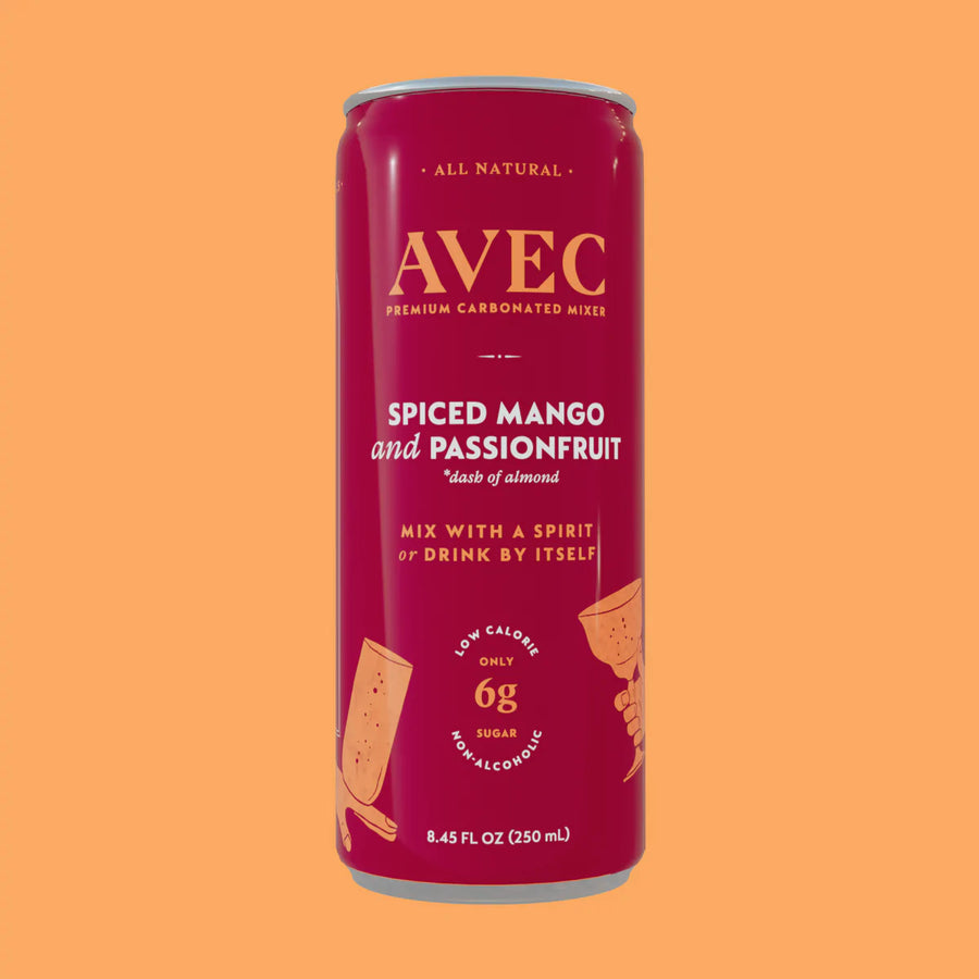 Avec Spiced Mango & Passionfruit Sparkling (8.4 oz can)