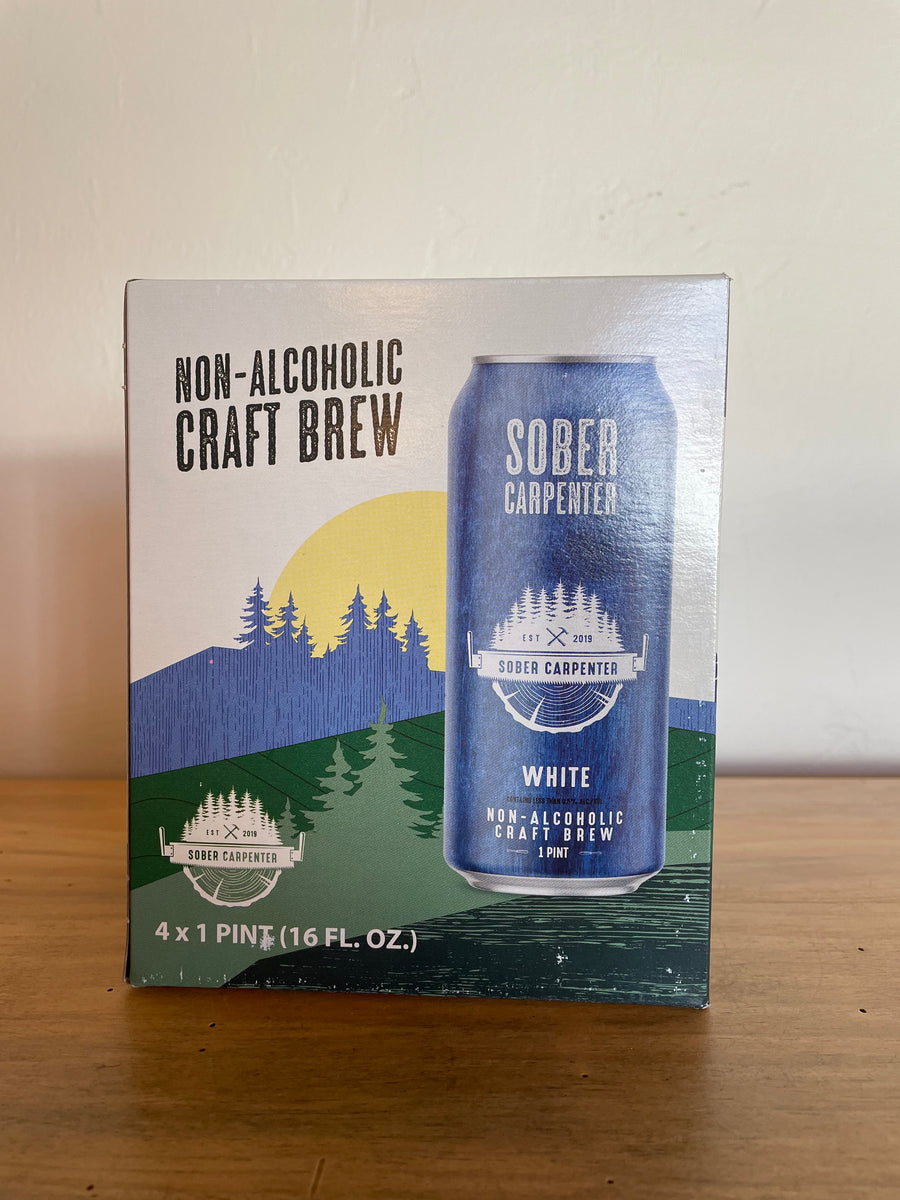 Sober Carpenter White 'Ale' NON-ALC 'Beer' (4pk)