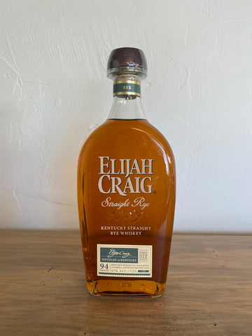 Elijah Craig Straight Rye