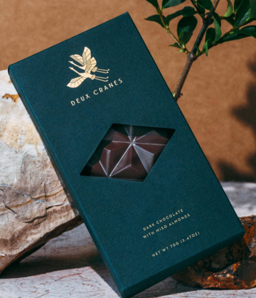 Deux Cranes Dark Chocolate With Miso Almonds