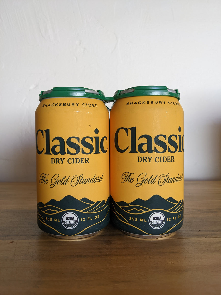 Shacksbury Classic Dry Cider (4pk)