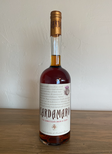 Bottle of Cardamaro Amaro