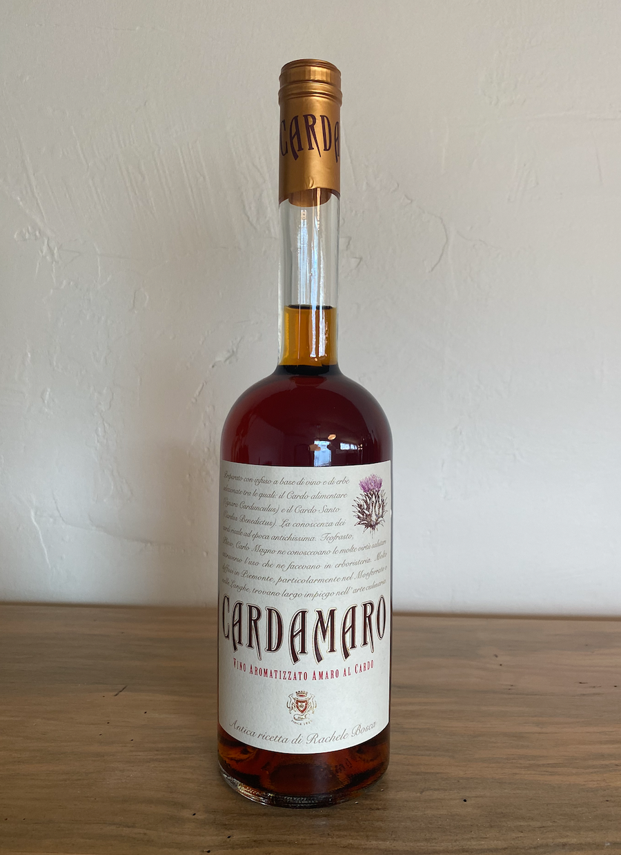 Bottle of Cardamaro Amaro
