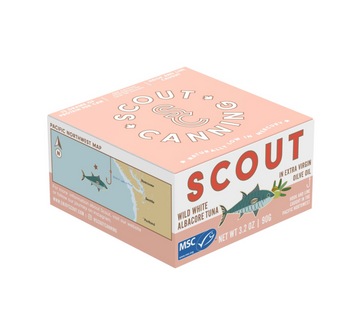 Scout Wild White Albacore Tuna with Organic Olive Oil (3.2 oz)