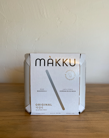 Makku Original Makgeolli Korean Rice Beer (4-pk)