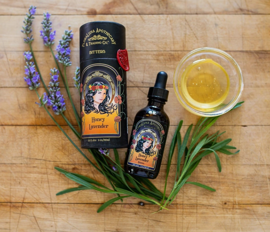 FloraLuna Apothecary Honey Lavender Bitters (2oz)