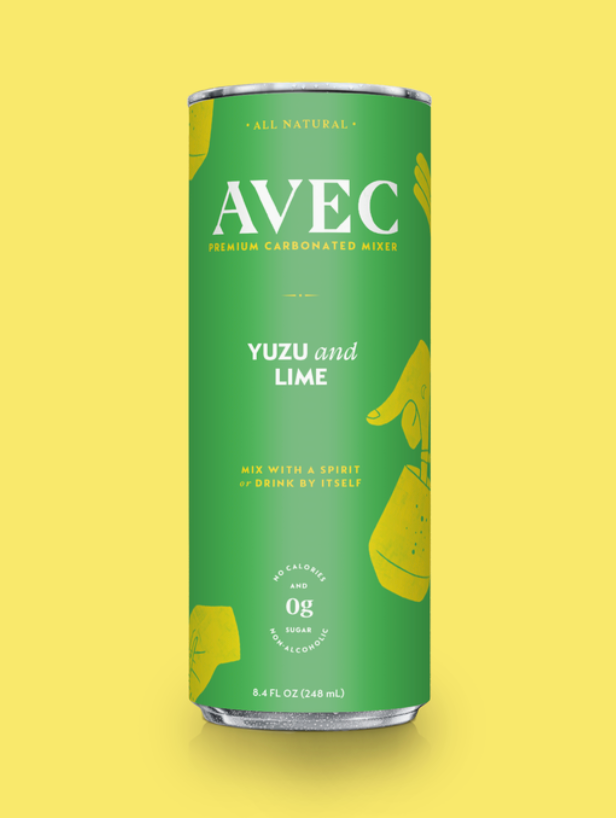 Avec Yuzu & Lime Sparkling (8.4 oz can)