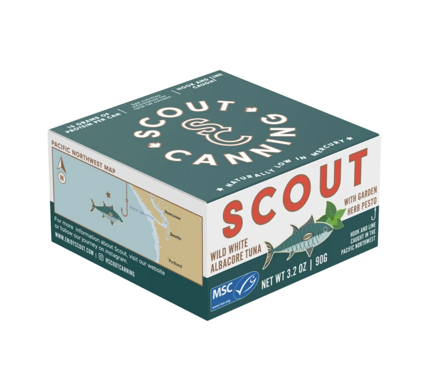 Scout Wild Albacore Tuna with Garden Herb Pesto (3.2 oz)