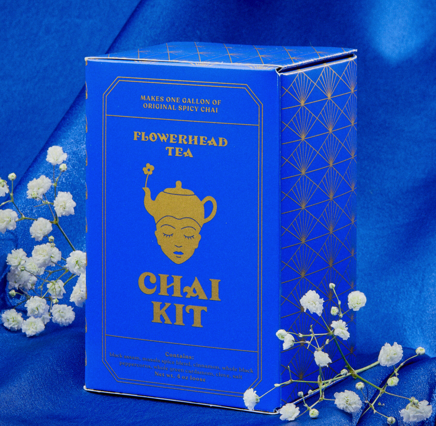 Flowerhead Tea Chai Kit (4 oz loose tea)
