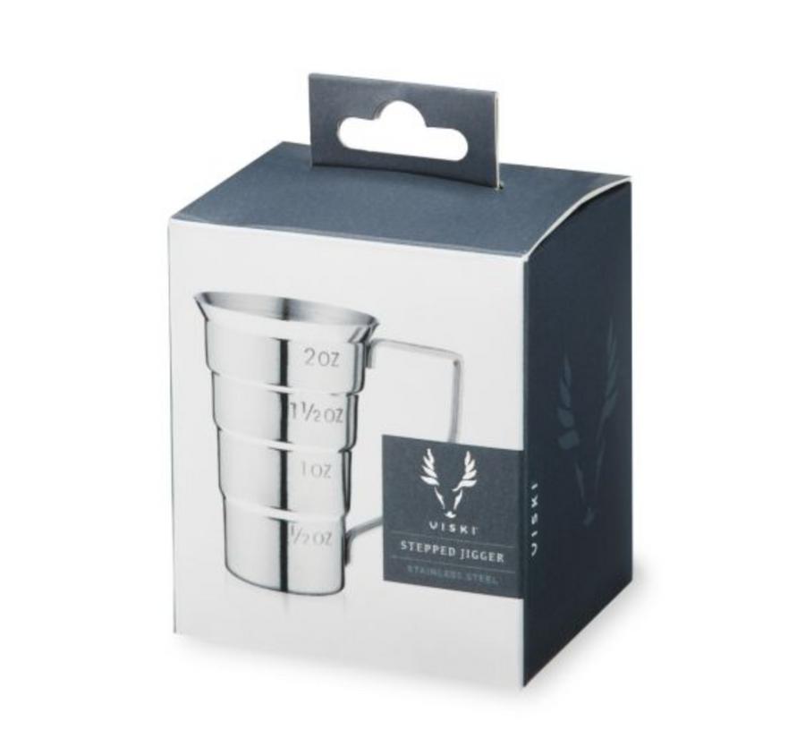 Viski Stainless Steel Stepped Jigger