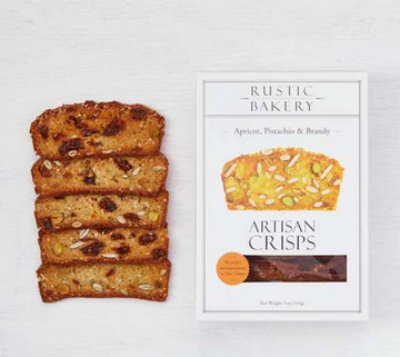 Rustic Bakery Artisan Crisps - Apricot, Pistachio & Brandy (5 oz)
