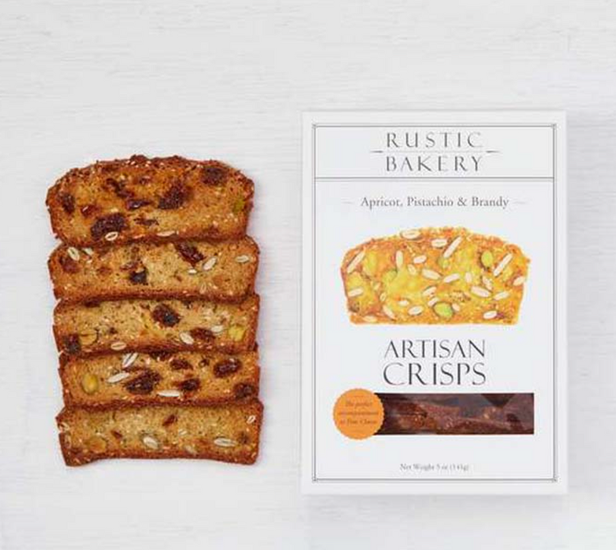 Rustic Bakery Artisan Crisps - Apricot, Pistachio & Brandy (5 oz)