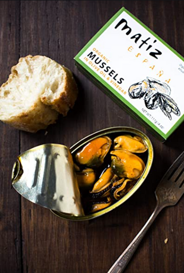 Matiz Mussels in Organic Olive Oil & Vinegar (4oz)