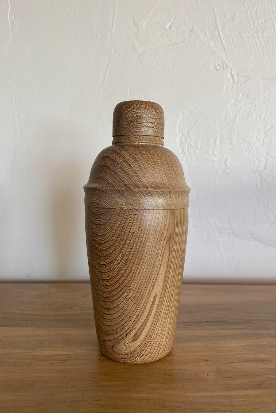 Metal Wood Design Cocktail Shaker