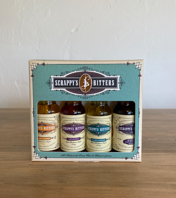 Scrappys Bitters New Classic Mini Bitter Set (Lavender, Cardamom, Black Lemon, Orleans)