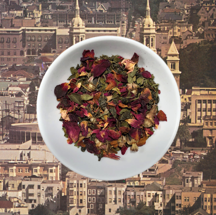 Flowerhead Double Mint Rose (3 oz Loose Tea)