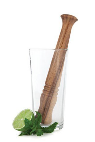 Acacia Wood Cocktail Muddler w/ Pouch